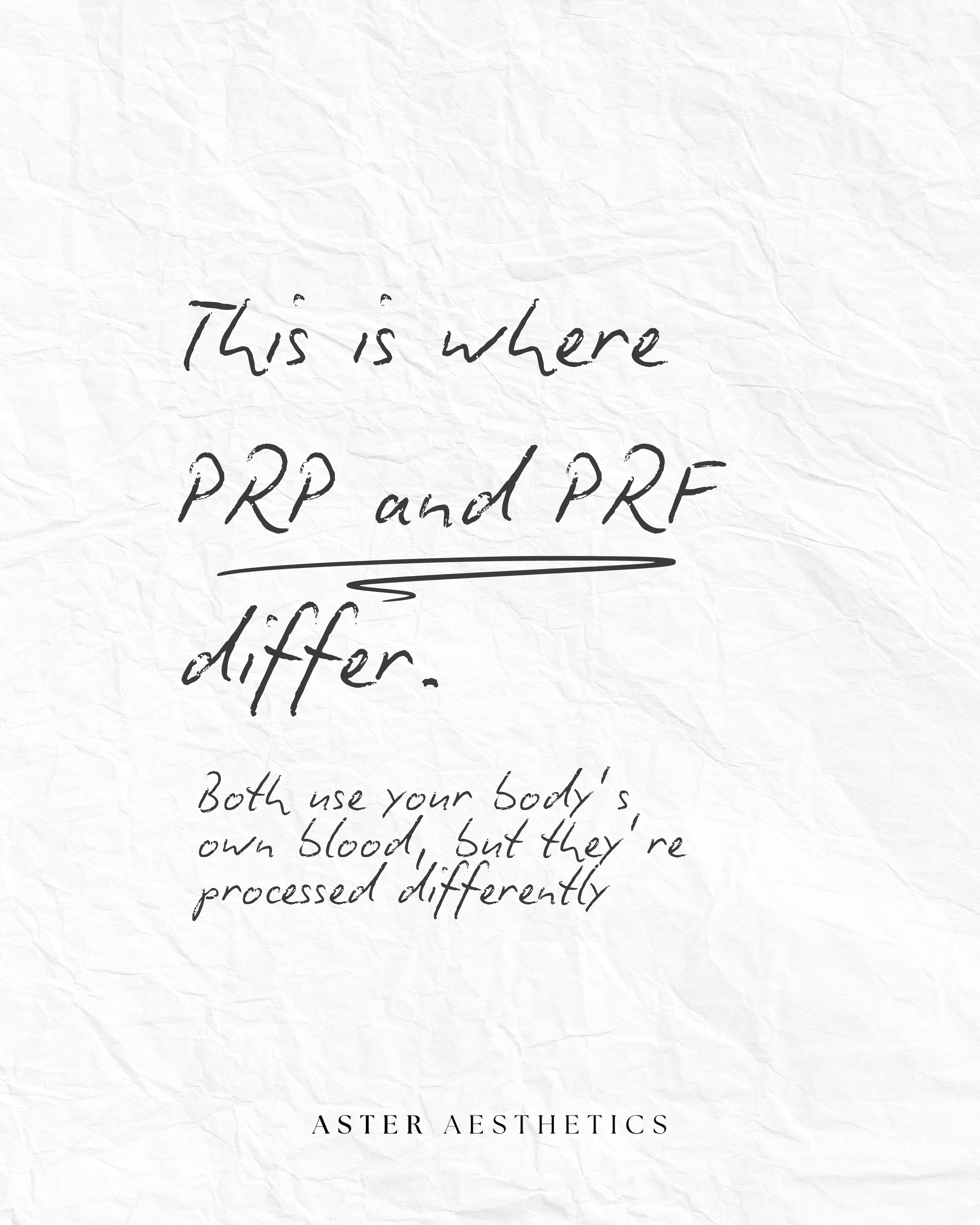 PRP vs PRF: What’s the Difference?