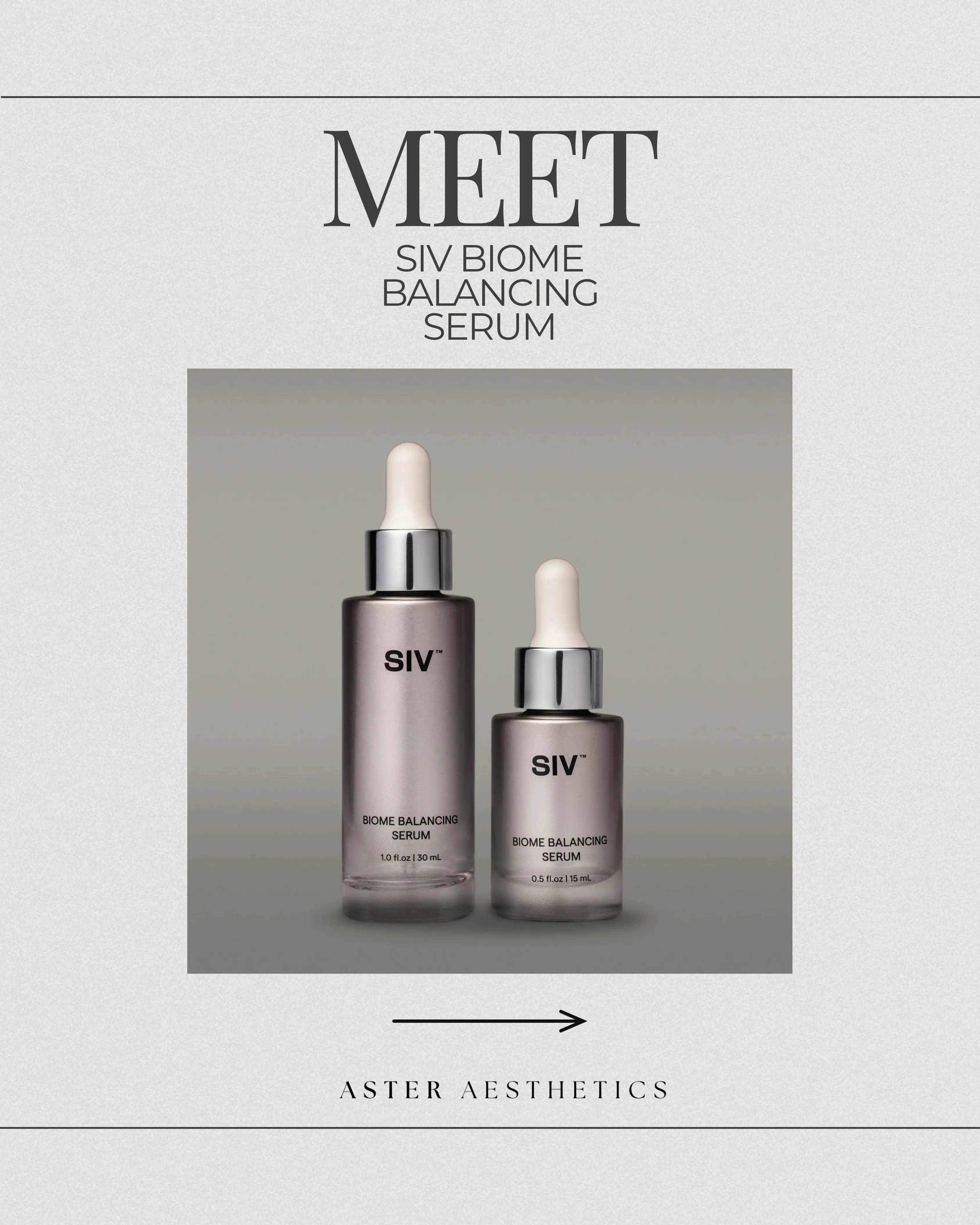 Restore Balance: Meet the New SIV Biome Balancing Serum at Aster Aesthetics