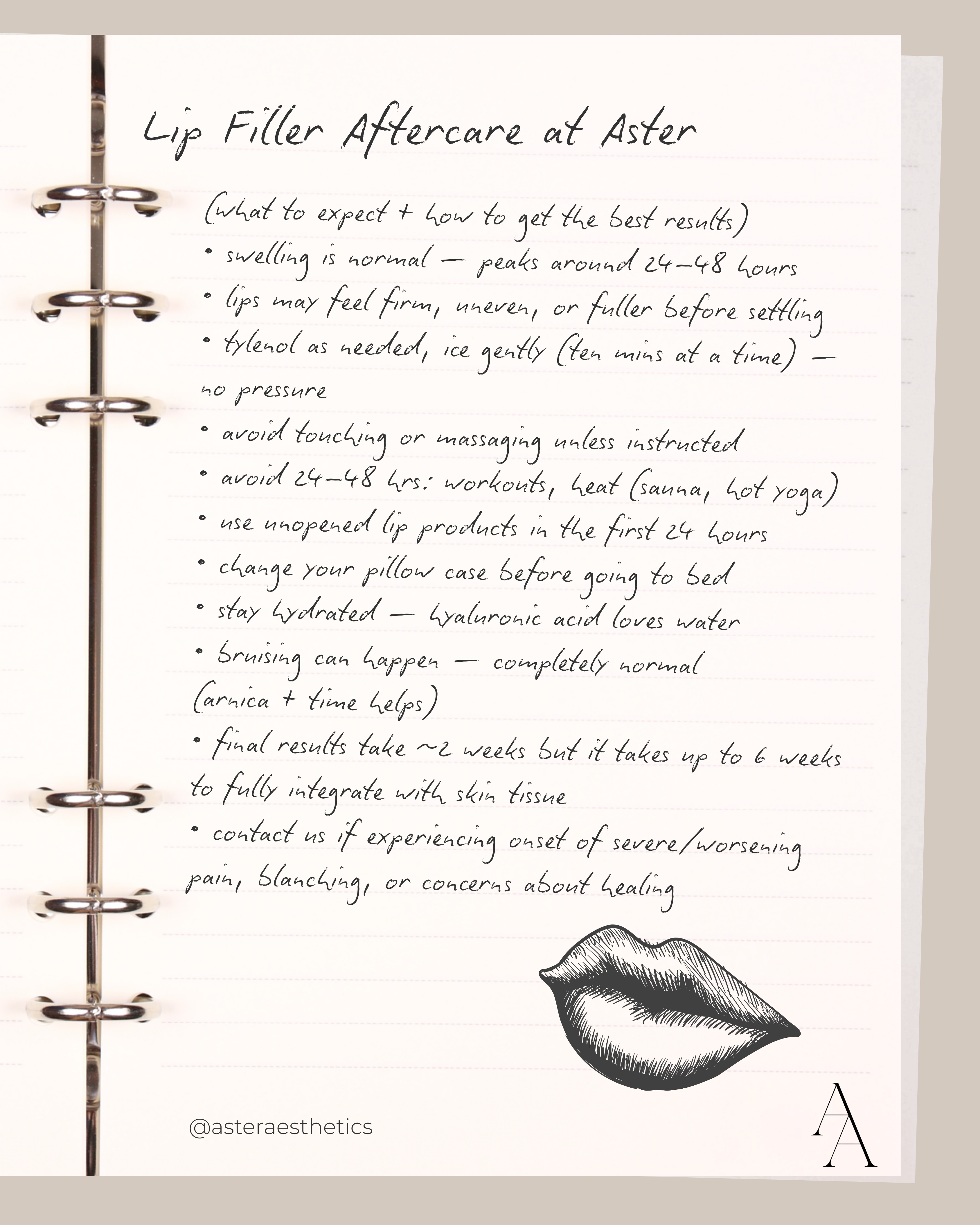 Lip Filler Aftercare: What to Expect During Healing (and What’s Actually Normal)