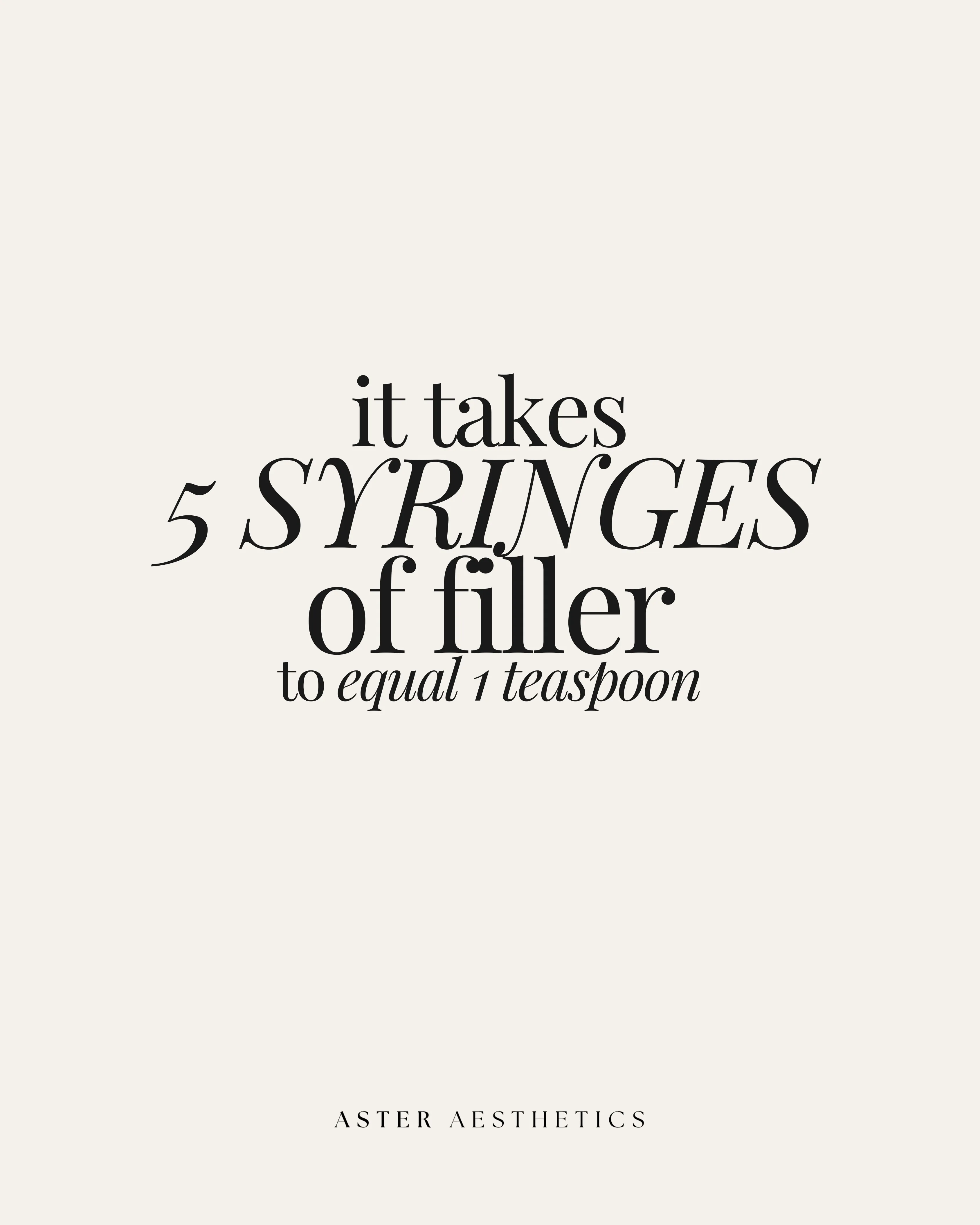 How Much Filler Is Really in a Syringe?