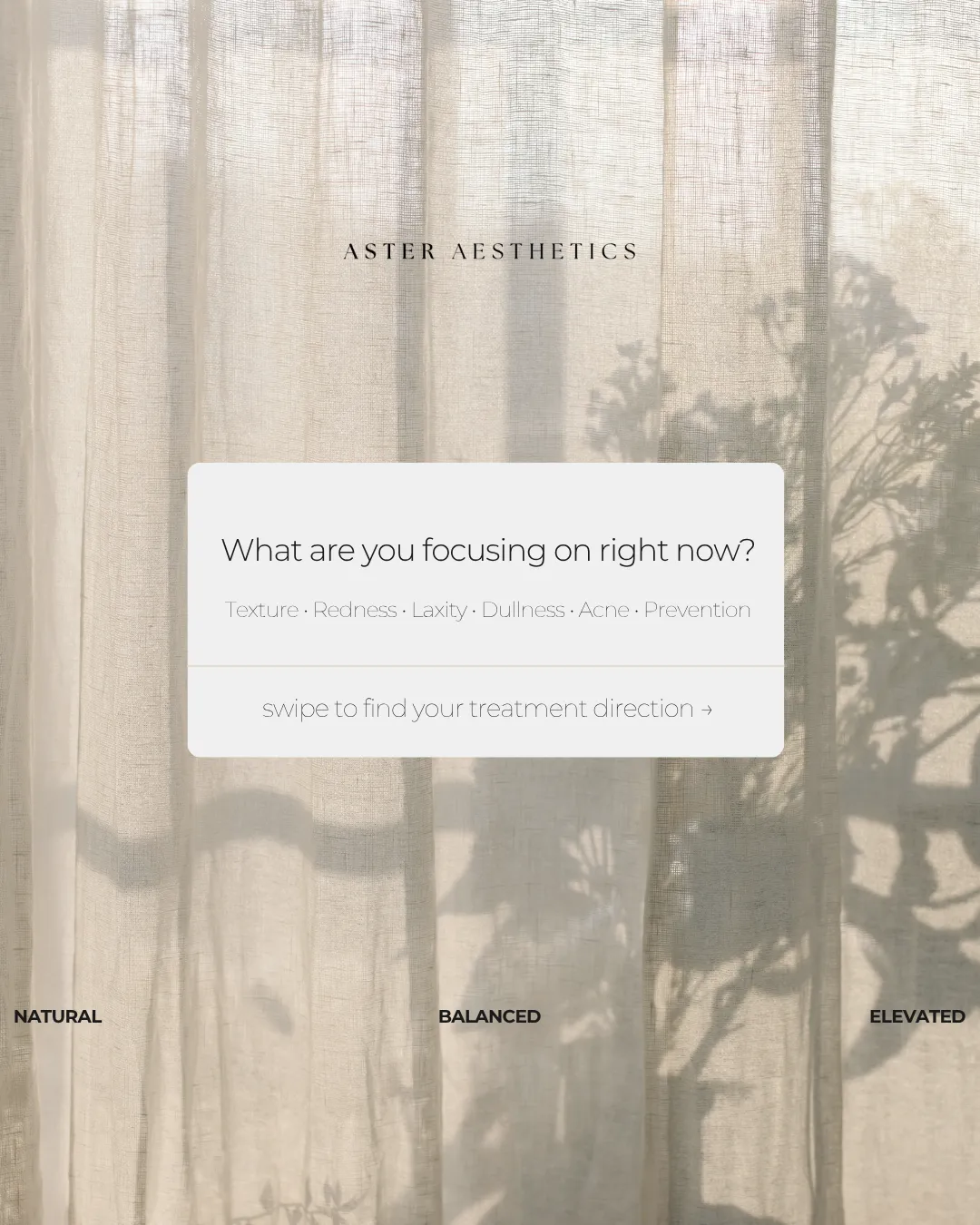 What Are You Focusing on Right Now? Let Your Skin Goals Guide the Way