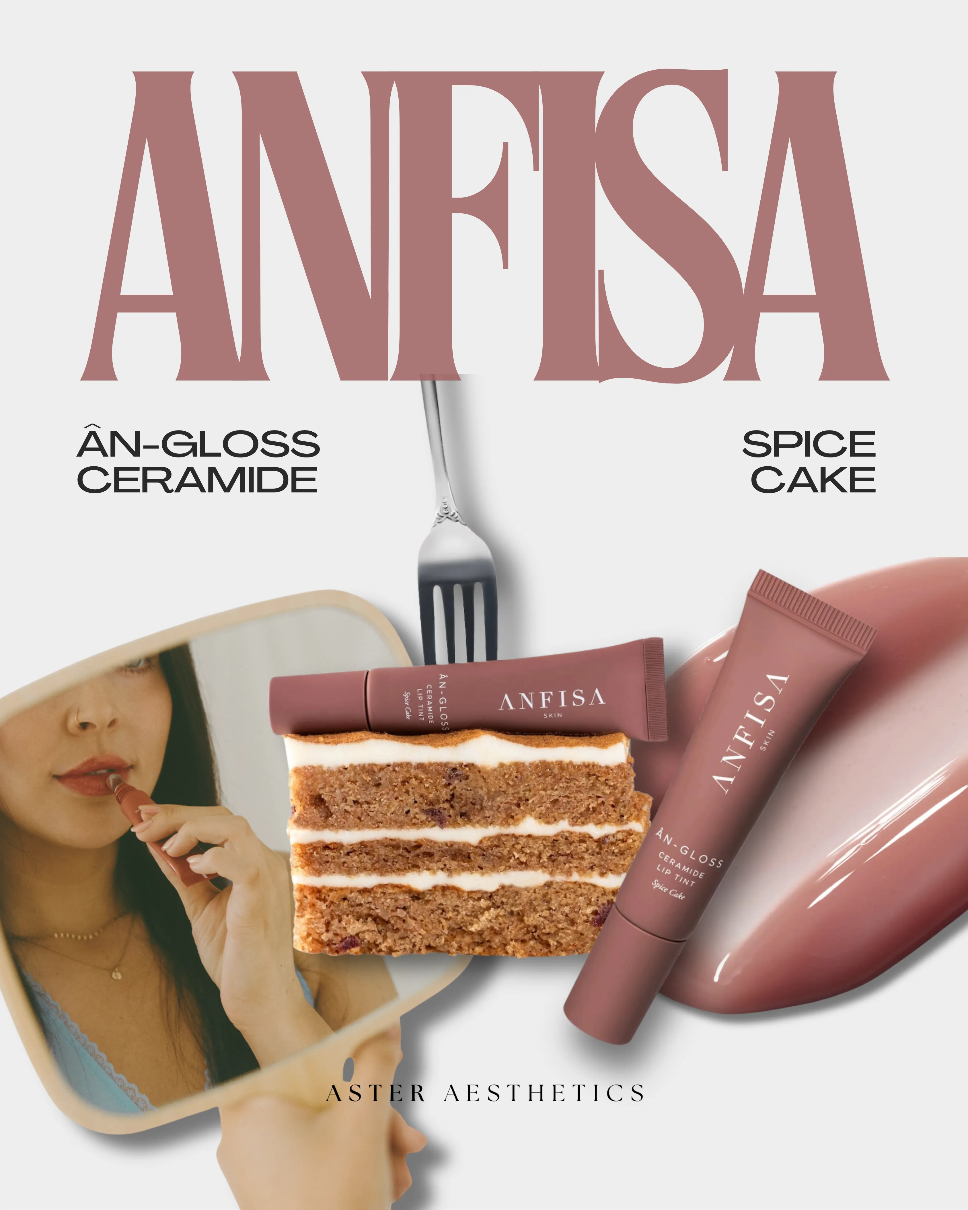 Coming Soon: Anfisa Spice Cake ÂN-GLOSS Ceramide Lip Tint
